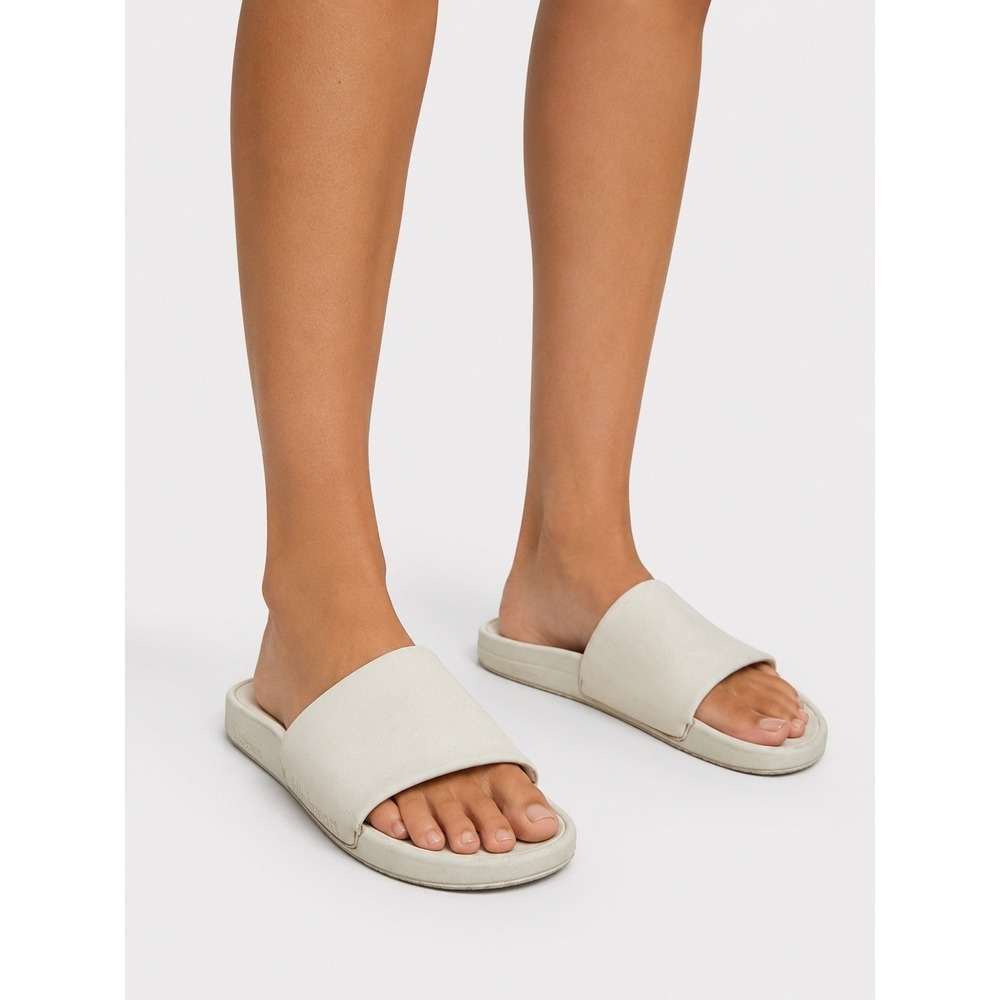 lululemon Restfeel Slide Bone White Athletic Sandals Mens 7 Womens 9